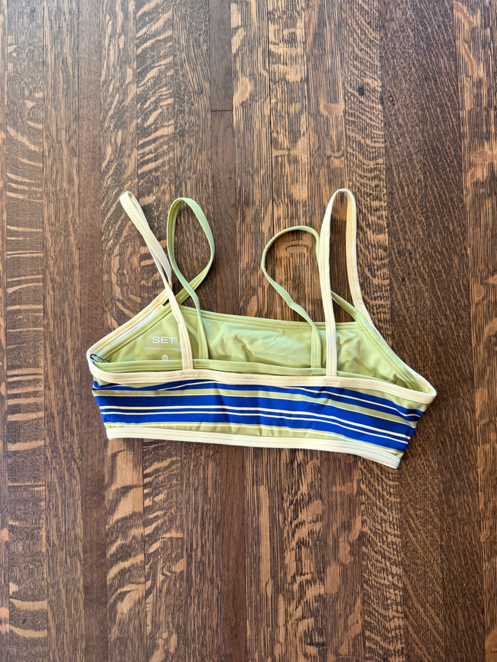 SET Active Stripe Bra in Toucan - Picture 2 of 4